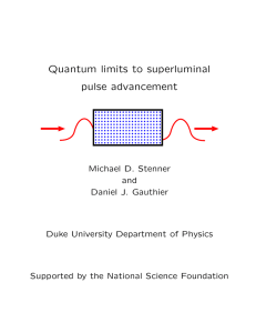 Quantum limits to superluminal pulse advancement