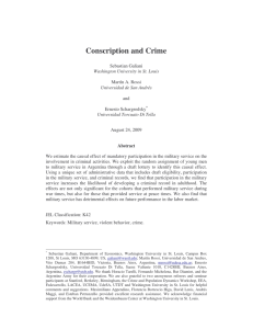 Conscription and Crime