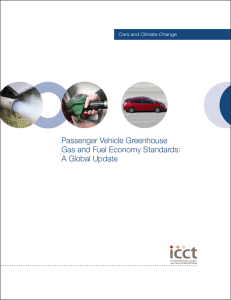 Passenger Vehicle Greenhouse Gas and Fuel Economy Standards: A Global Update