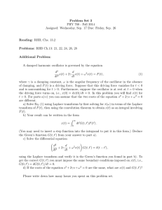 Problem Set 3 PHY 760 - Fall 2014 Reading: RHB, Chs. 13.2