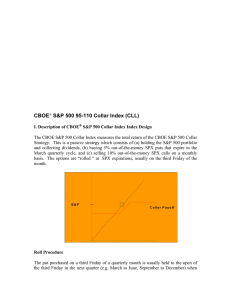 CBOE S&amp;P 500 95-110 Collar Index (CLL)