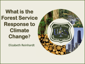 What is the Forest Service Response to Climate