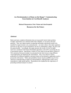 Are Decisionmakers at Home on the Range?  Communicating