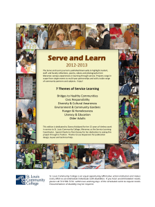 Serve and Learn 2012-2013