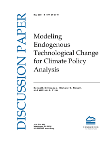 Modeling Endogenous Technological Change