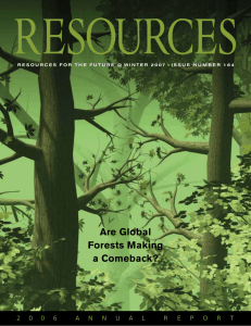 RESOURCES Are Global Forests Making a Comeback?