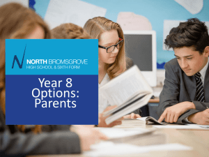 Year 8 Options: Parents