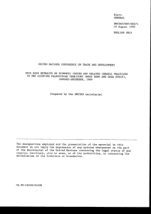 Distr. UNCTAD/RDP/SEU/4 10  August  1990 ONLY