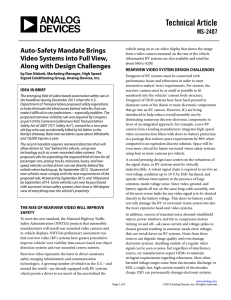 Technical Article Auto-Safety Mandate Brings MS-2407