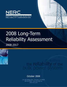 2008 Long-Term Reliability Assessment reliability bulk power system
