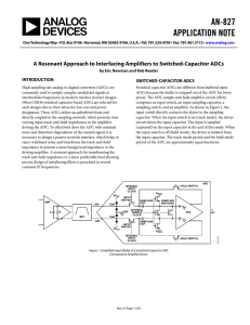 AN-827 APPLICATION NOTE