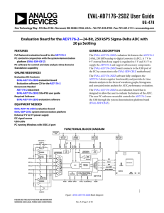 EVAL-AD7176-2SDZ User Guide UG-478