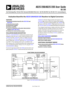 AD2S1200/AD2S1205 User Guide UG-365