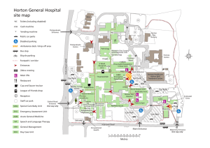 Horton General Hospital site map