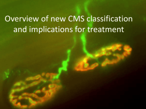 Overview of new CMS classification and implications for treatment