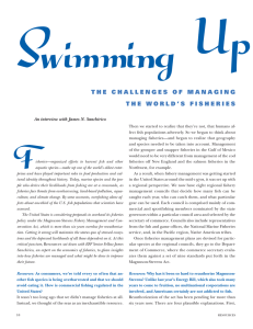 Swimming Up An interview with James N. Sanchirico