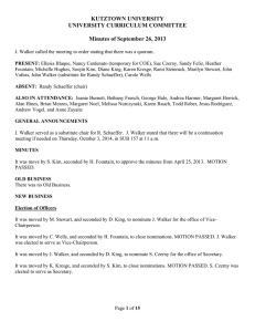 KUTZTOWN UNIVERSITY UNIVERSITY CURRICULUM COMMITTEE  Minutes of September 26, 2013