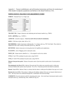 Appendix 1.  Transect establishment, and call-broadcast instructions and forms... white-headed woodpecker populations and habitats in the Inland Northwest, USA.