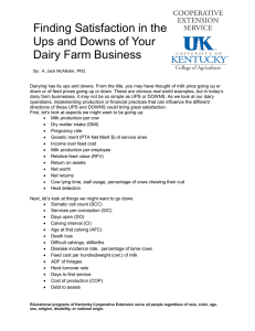 Finding Satisfaction in the Ups and Downs of Your Dairy Farm Business