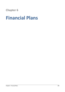 Financial Plans Chapter 6