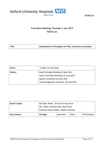 TB2012.63 Trust Board Meeting: Thursday 5 July 2012