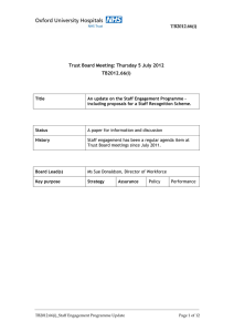 TB2012.66(i)    Trust Board Meeting: Thursday 5 July 2012