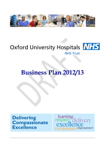 Business Plan 2012/13