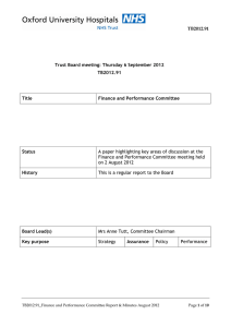 TB2012.91  Trust Board meeting: Thursday 6 September 2012 Title
