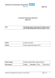 TB2013.59  Trust Board: Wednesday 8 May 2013 Title
