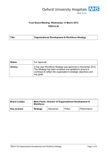 Trust Board Meeting: Wednesday 12 March 2014 TB2014.36 Title