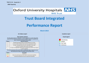 Trust Board Integrated   Performance Report  March 2014  TB2014.54 - Appendix A
