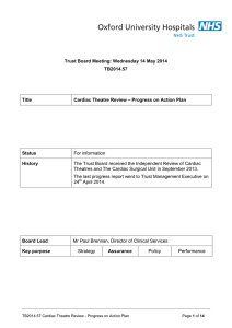 Trust Board Meeting: Wednesday 14 May 2014 TB2014.57 Title