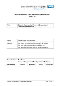 Trust Board Meeting in Public: Wednesday 11 November 2015 TB2015.133 Title