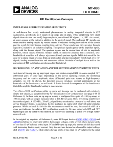 MT-096 TUTORIAL  RFI Rectification Concepts