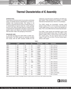 Thermal Characteristics of IC Assembly