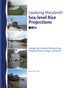 Sea-level Rise Projections Updating Maryland’s
