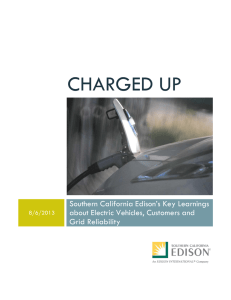 CHARGED UP Southern California Edison’s Key Learnings about Electric Vehicles, Customers and