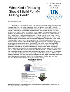 What Kind of Housing Should I Build For My Milking Herd?