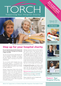 TORCH Step up for your hospital charity Issue 23