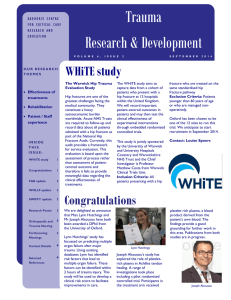 Trauma Research &amp; Development