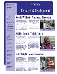 Trauma Research &amp; Development