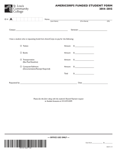 A AMERICORPS FUNDED STUDENT FORM 2014-2015