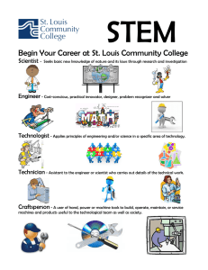STEM  Begin Your Career at St. Louis Community College Scientist