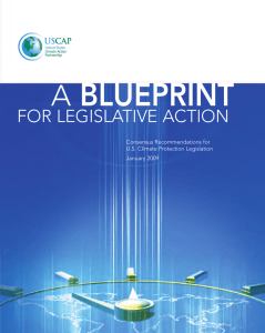 BLUEPRINT A FOR LEGISLATIVE ACTION Consensus Recommendations for