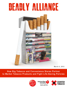 How Big Tobacco and Convenience Stores Partner