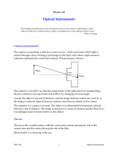 Optical Instruments Physics 142