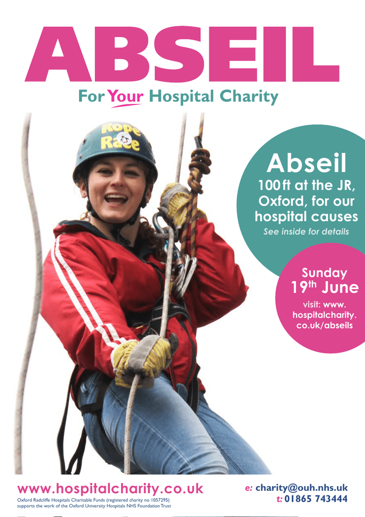 Abseil For Hospital Charity