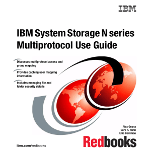 IBM System Storage N series Multiprotocol Use Guide Front cover