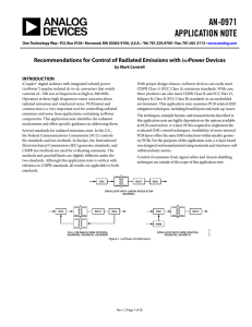 AN-0971 APPLICATION NOTE