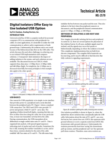 Technical Article Digital Isolators Offer Easy to MS-2579